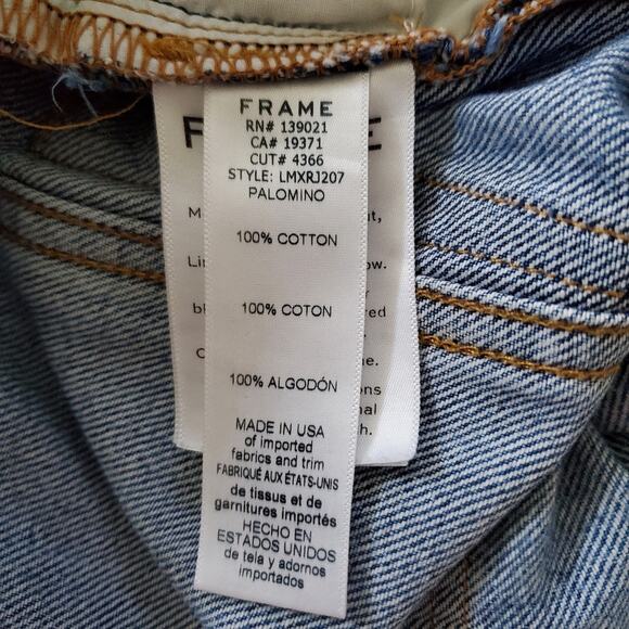 Frame Le Mix Frayed Patchwork Jeans (27) - Picture 5 of 7